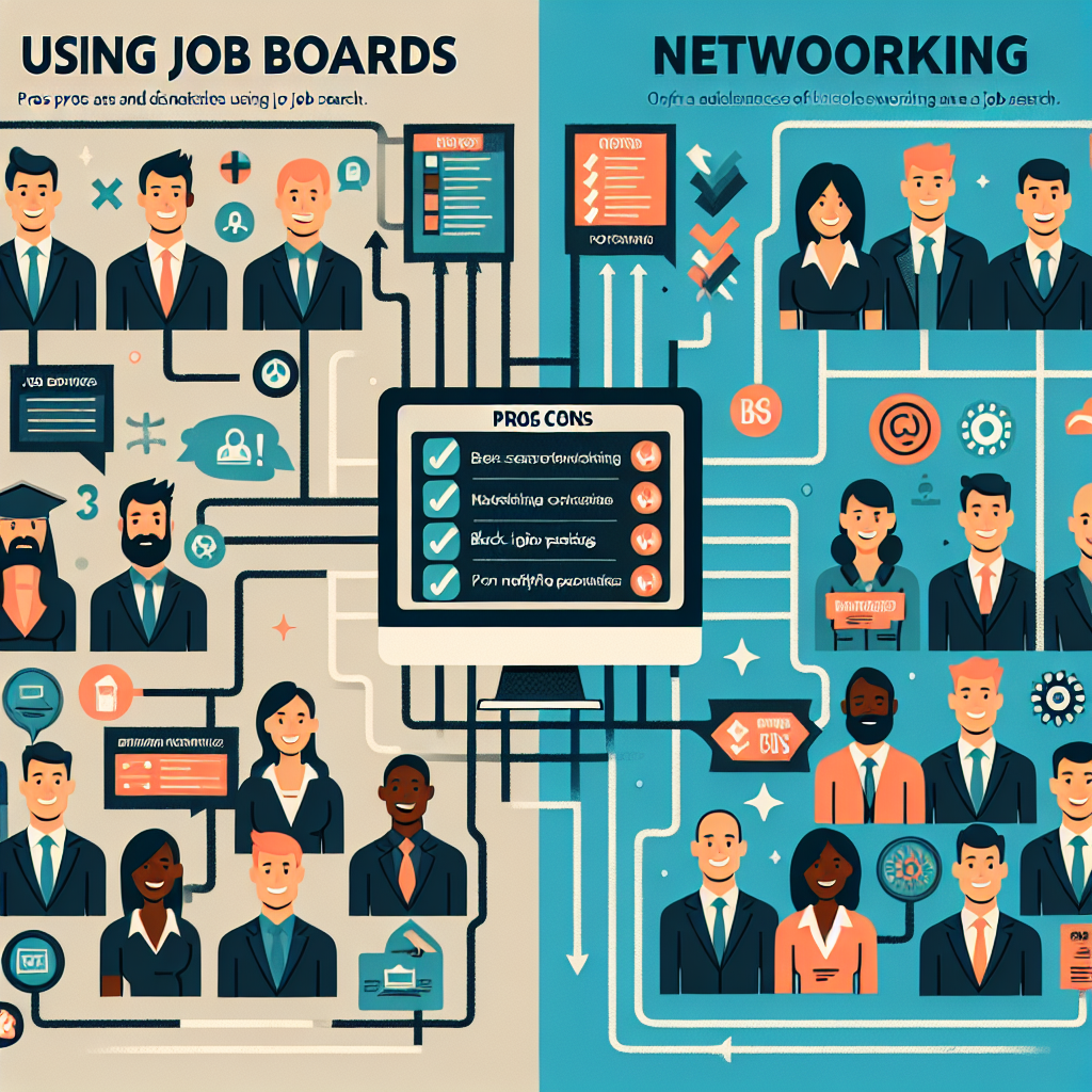 The Pros and Cons of Using Job Boards vs. Networking in Your Job Search